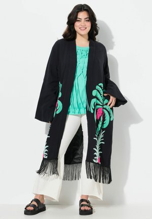 KIMONO PALMEN-PRINT - Summer jacket - black