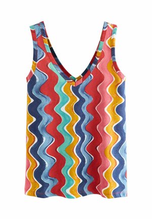 REGULAR FIT SLOUCH - Tops - rainbow swirl print