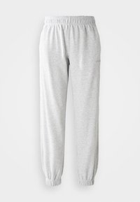 LENTELLA - Tracksuit bottoms - light grey marl