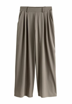 N. PREMIUM WIDE LEG TAILORED  - Housut - taupe brown