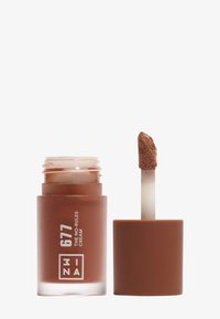 3ina - THE NO-RULES CREAM - Lip & Cheek Tint - 677 dark brown Miniatyrbilde 1