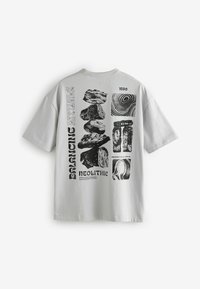 Next LIGHTWEIGHT BACK GRAPHIC - T-shirts print - light grey