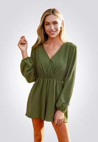 Cupshe WIDE - Overal - olive green
