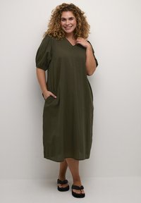 Kaffe Curve - KCELINA - Day dress - forest night Thumbnail Image 1