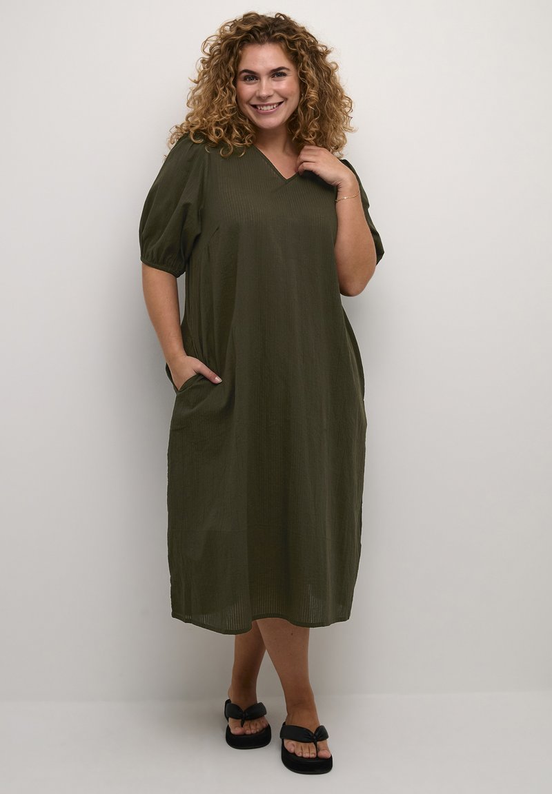 Kaffe Curve - KCELINA - Day dress - forest night, Enlarge