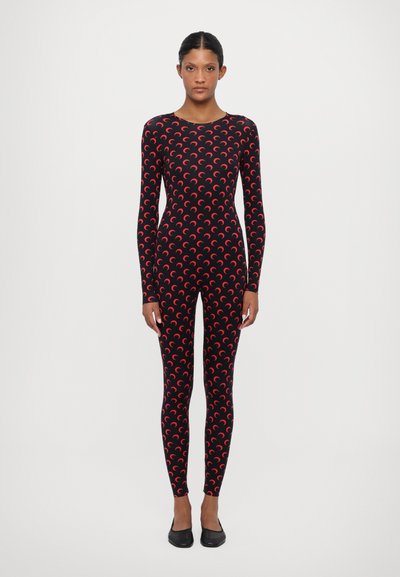 MARINE SERRE MOON CATSUIT - Overal - black/red