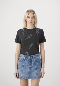 ONLY ONLHARPER LIFE - T-shirt con stampa - black