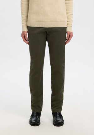 Selected, SLIM NEW MILES FLEX PANT NOOS - Chino - forest night