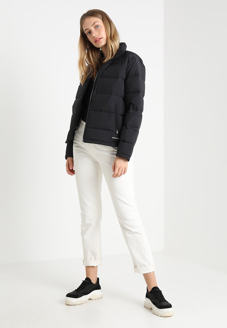 calvin klein light short puffer