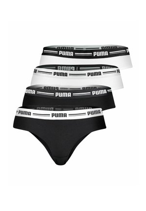 BRAZILIAN SOFT GUMMIBUND LOGO 4ER PACK - Briefs - schwarz\weiß