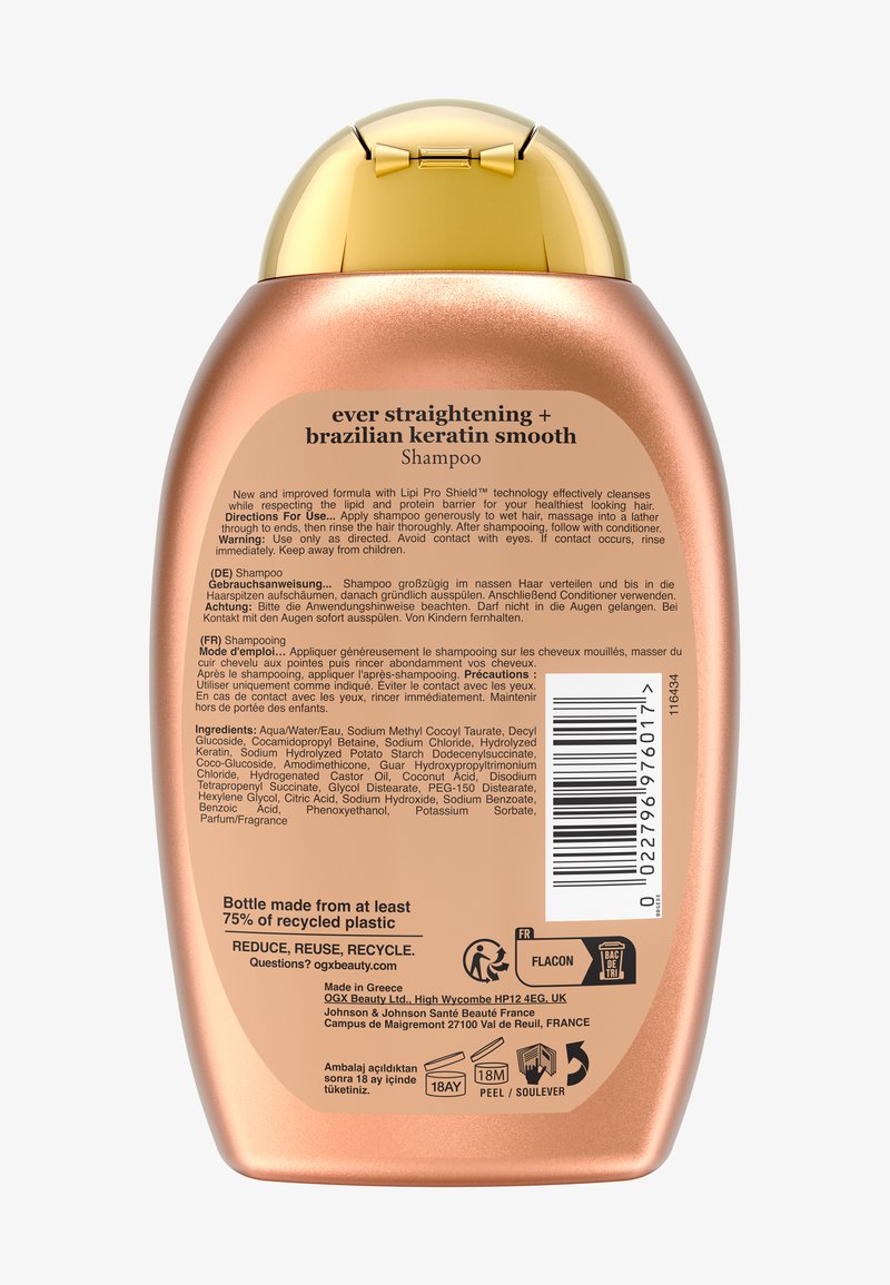 OGX EVER STRAIGHT BRAZILIAN KERATIN THERAPY SHAMPOO Shampoo