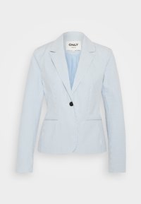 ONLATLAS FIT STRIPE - Blazer - cloud dancer/blissfull blue