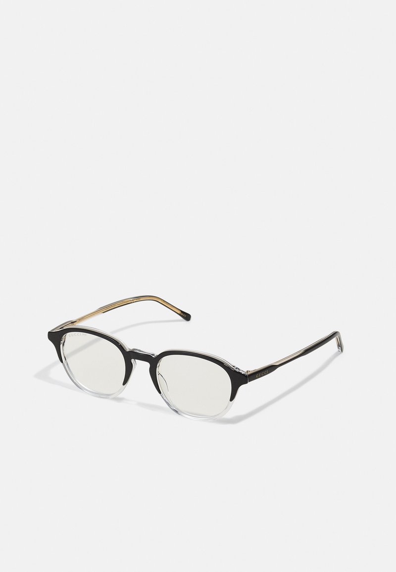 Gucci UNISEX - Gafas de sol - black/transparent