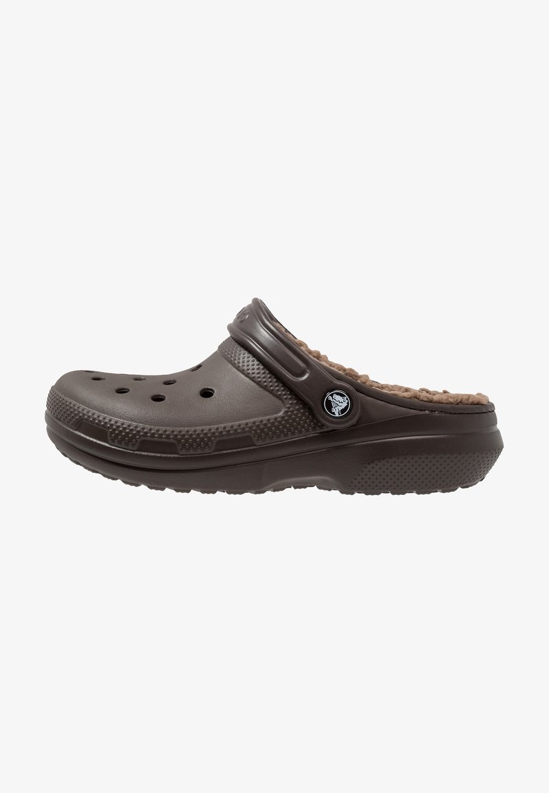Crocs CLASSIC LINED - Tamancos - espresso/walnut