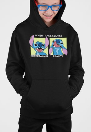 Disney LILO STITCH STITCH SELFIE - Kapuzenpullover - black