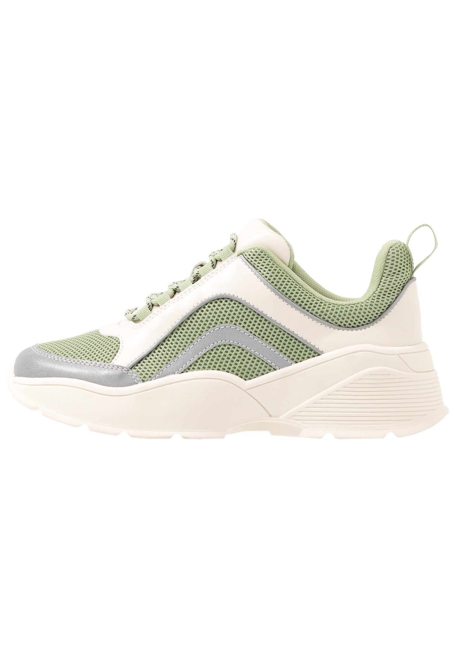 Monki RITVA Joggesko greenwhite Zalando.no Monki RITVA Joggesko greenwhite Zalando.no