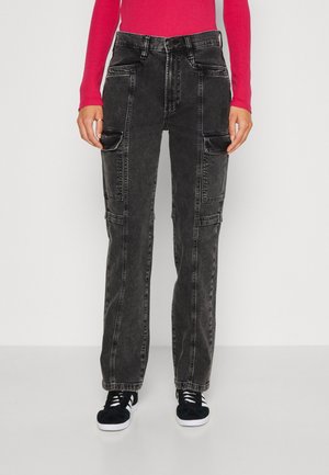 GAP 90S LOOSE HAINE - Jean boyfriend - black wash