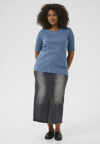 Kaffe Curve CARINA - Basic T-shirt - bering sea