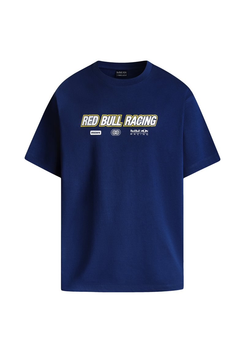 Red Bull Racing x Pepe Jeans T-shirt print blauw