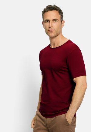 T-Shirt basic - dunkelrot