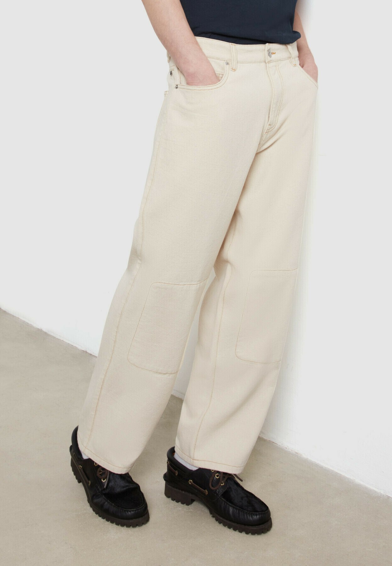 Farah Trousers - ecru/beige - Zalando