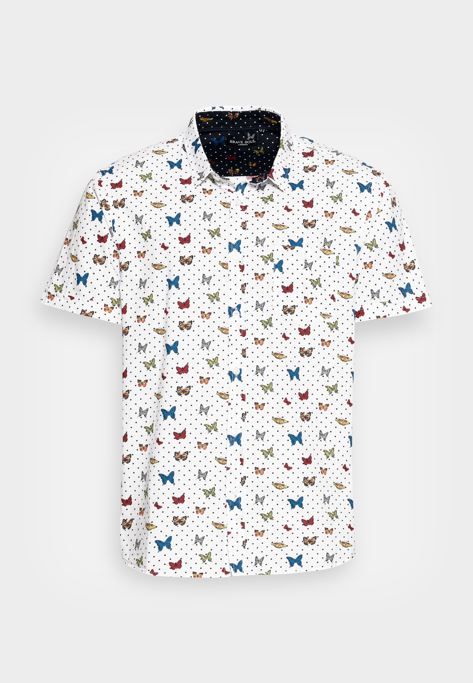 White colour printed shirt Clearance