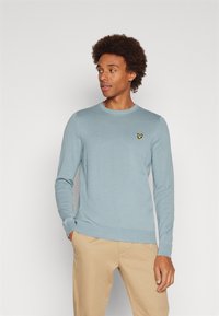 Lyle & Scott - CREW NECK - Svetrík - slate blue Miniatúrny obrázok 1