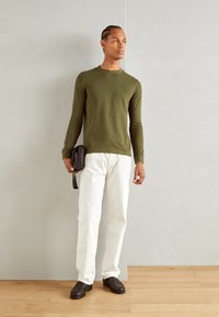 INDICODE JEANS Long sleeved top - olive