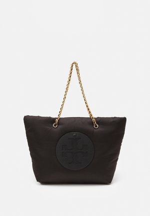 ELLA PUFFY CHAIN TOTE - Shoppingveske - black