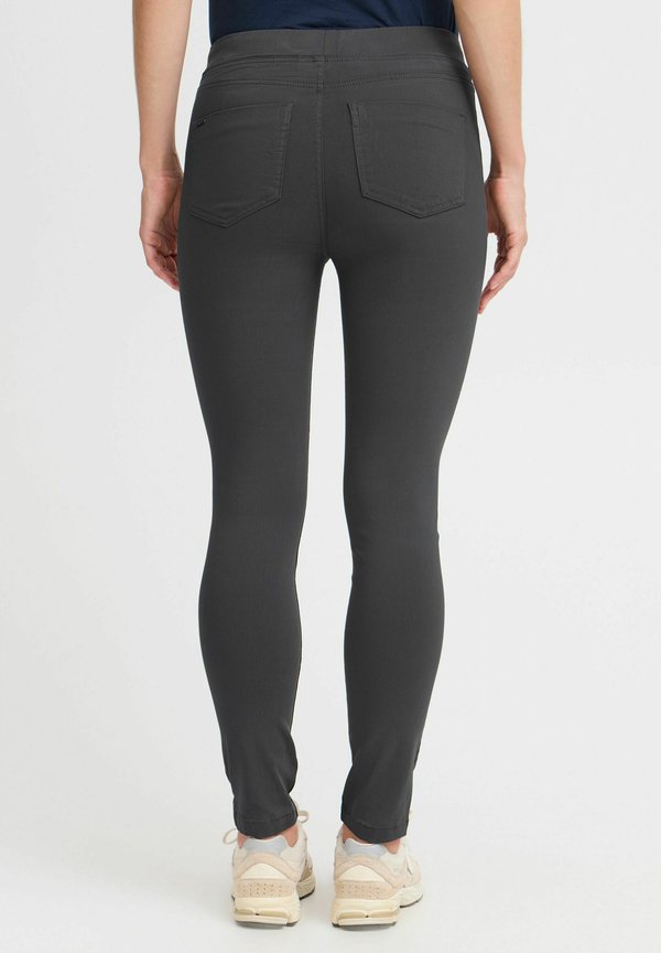 OXKEILY SLIM FIT - Jeggings - ebony2