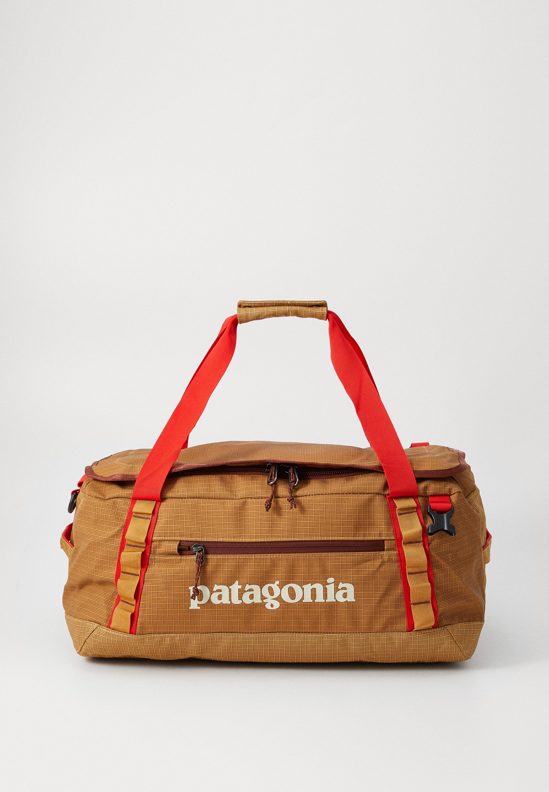 hot ember patagonia duffel Black Hole 55L Bag-Pollinator Orange  REAL Watersports Bag features The body is made from 100% recycled ripstop polyester Patagonia Black Hole Duffel 40L