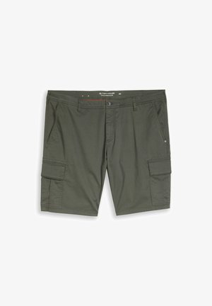 TOM TAILOR, TOM TAILOR HOSEN & CHINO PLUS SIZE - TTPLUS REGULAR CARGO SHORTS - Shorts - khaki