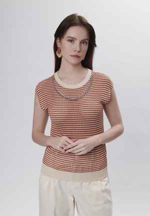 STRIPED - T-shirts print - coconut