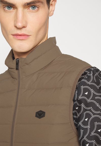 Emporio Armani DOWN WAISTCOAT - Colete - noce