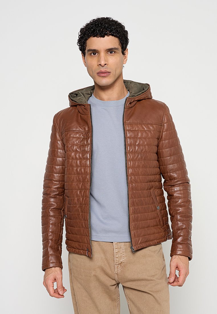 Oakwood Leren jas cognac Oakwood Leren jas cognac