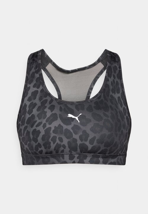 PUMA 4KEEPS BRA - Medium support sports bra - black — foto 5