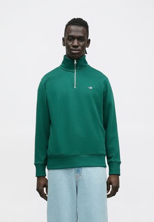 SHIELD HALF ZIP  - Sudadera - deep forest green