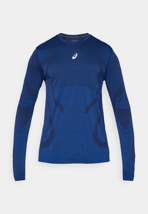 ASICS ROAD SEAMLESS TOP - Langarmshirt - midnight