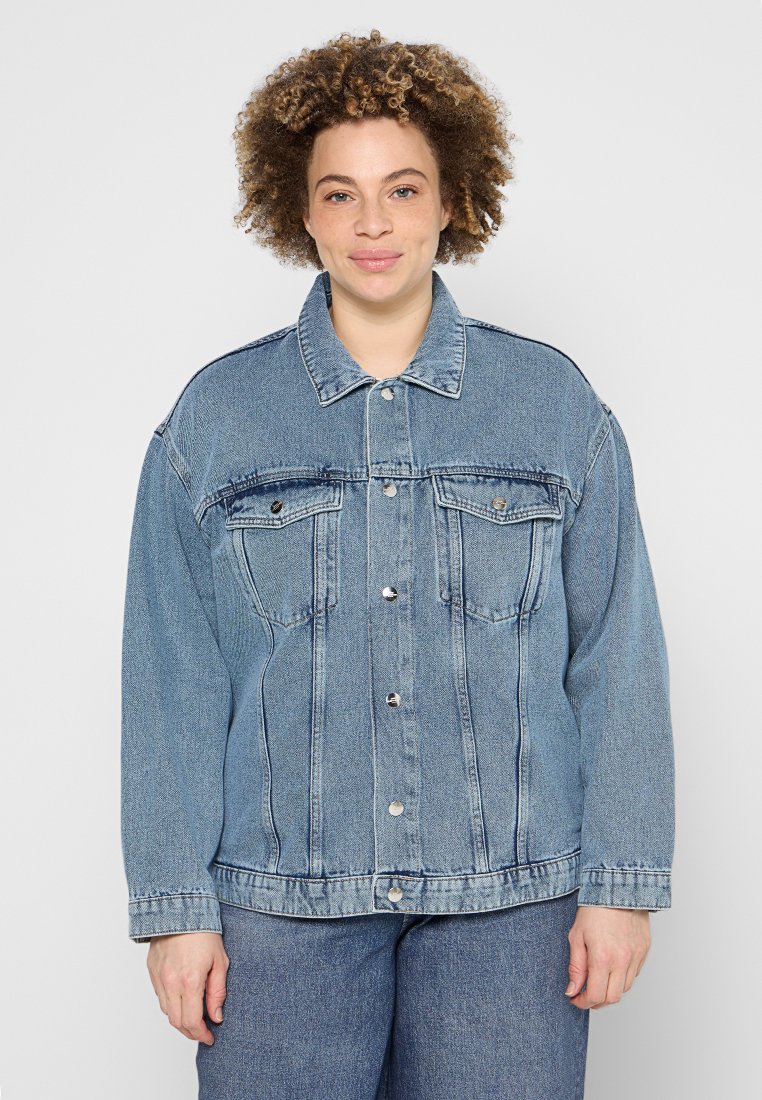 ONLY Carmakoma Spijkerjas blauw