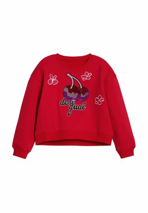 SEQUIN CHERRY SWEATSHIRT - Bluza