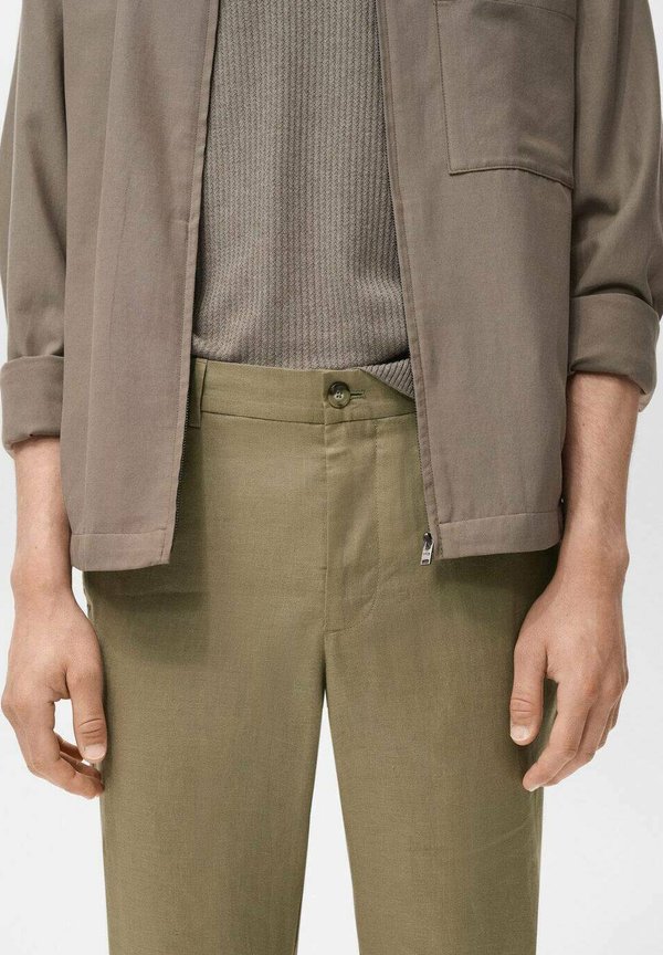 SLIM-FIT - Trousers - khaki2