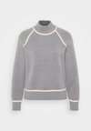 VMGOLD HIGHNECK - Camisola - medium grey melange/birch