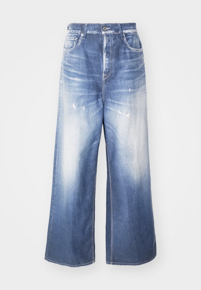 Replay Relaxed fit jeans donkerblauw denim