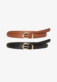Geselecteerd, black/cognac