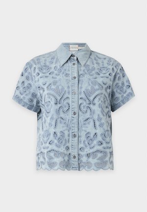 Alice + Olivia, LANE BUTTON DOWN - Košilová halenka - sierra light blue