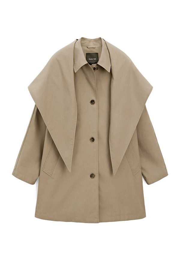 WITH DETACHABLE DETAIL - Trenchcoat - BEIGE4