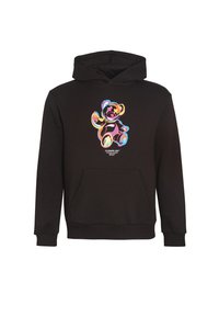 POP ART TEDDY HOODIE - Ikdienas džemperis - black