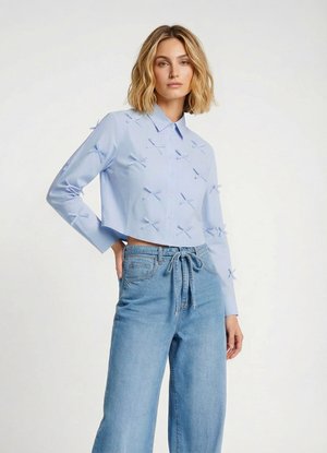 Chemisier - celeste medio