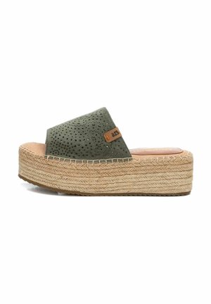 Mules de tacón - kakhi