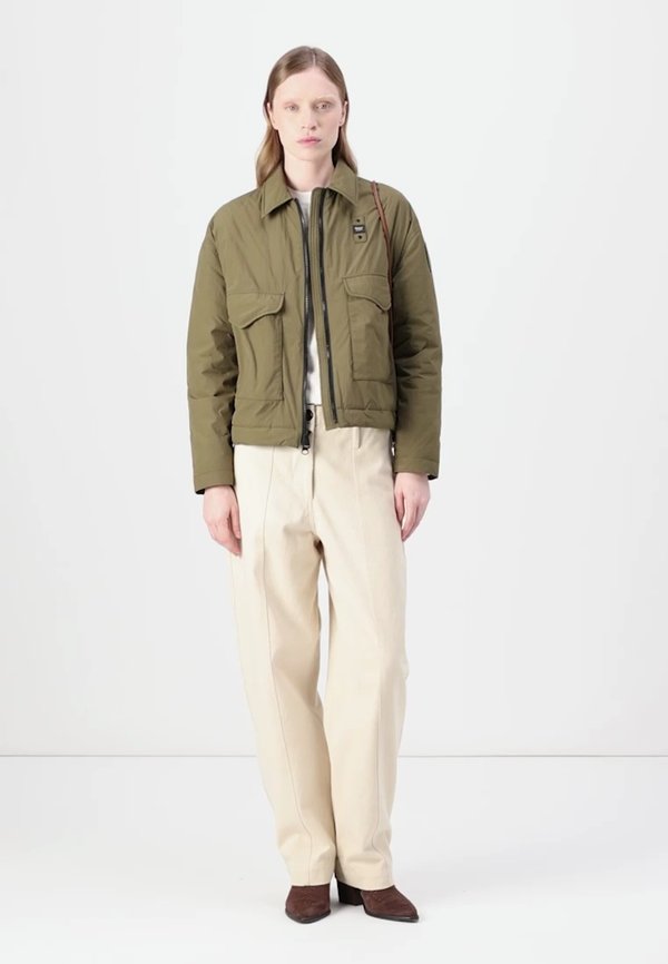 CLARENCE - Light jacket - verde militare4
